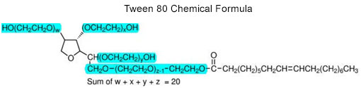 tween 80 chemical formula